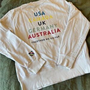 Peloton Together We Go Far Sweatshirt Medium